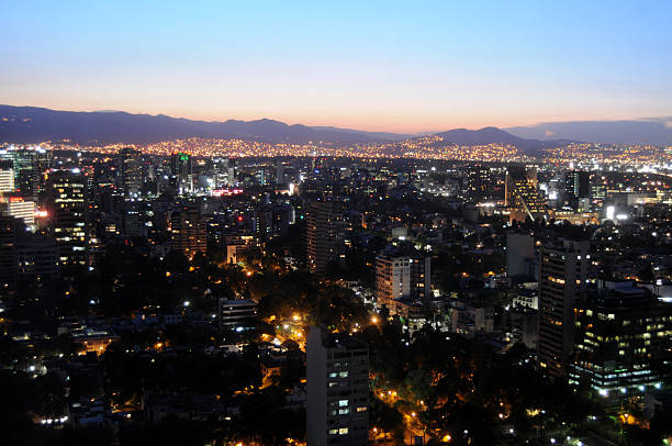 istock Mexico City skyline just after sunset 104684707