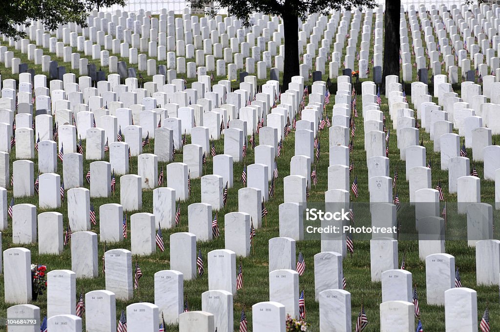 Endless cemitério - Foto de stock de Cemitério Nacional de Arlington royalty-free