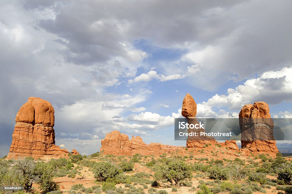 Balanced Rock em Utah - Foto de stock de Arenito royalty-free