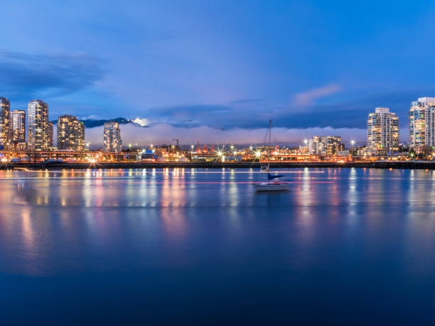 istock Vancouver skyline at night, Canada 1046859932