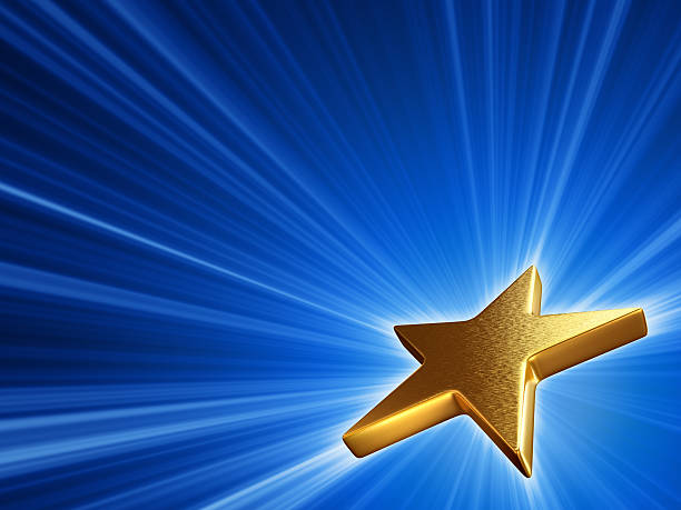 istock Shine of Gold Star 104686686