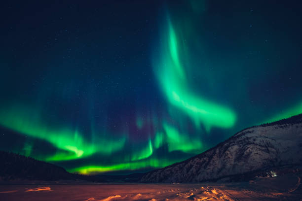 istock Aurora borealis,Yukon Territory,Canada 1046867396