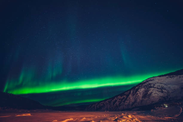 istock Aurora borealis,Yukon Territory,Canada 1046867438