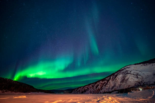 istock Aurora borealis,Yukon Territory,Canada 1046867494