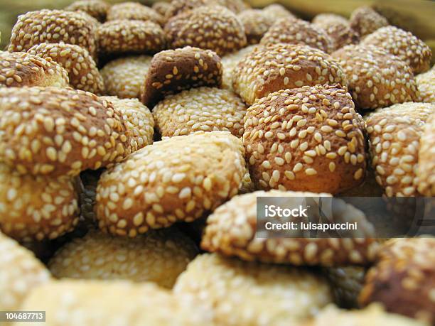 Sesamo I Cookie - Fotografie stock e altre immagini di Assaggiare - Assaggiare, Biscotto secco, Cantucci