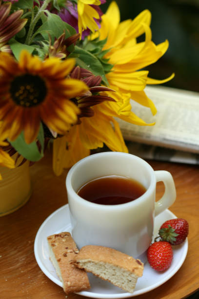 istock Morning coffee and newspaper 1046880402