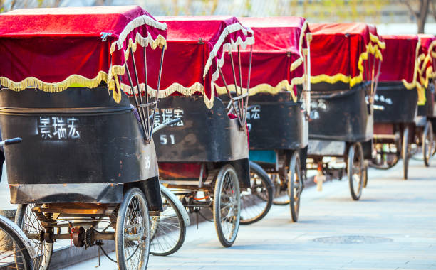 istock Rickshaw in Beijing China on March 28, 2017 1046896860