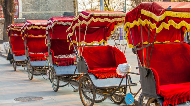 istock Rickshaw in Beijing China on March 28, 2017 1046896870
