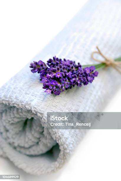 Lavender Towel Stock Photo - Download Image Now - Aromatherapy, Blue, Bouquet