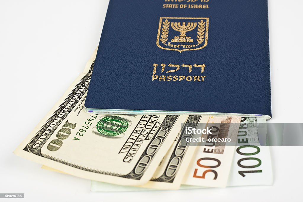Passaporte Israelita - Royalty-free Bilhete de Identidade Foto de stock