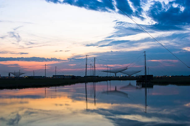 Venetian Lagoon Landscape stock photo