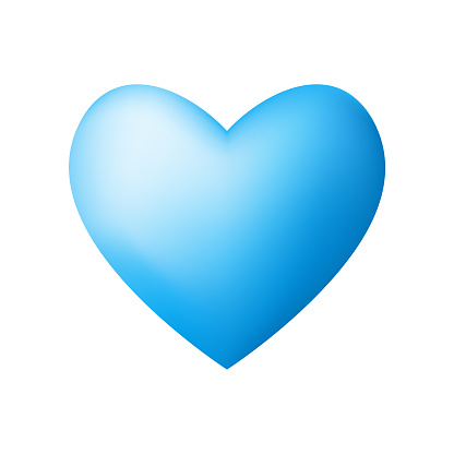 Vector illustration of a social media heart shape