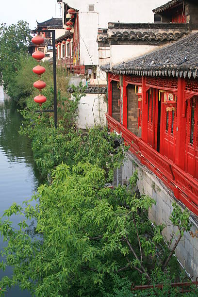 Qinhuai río - foto de stock