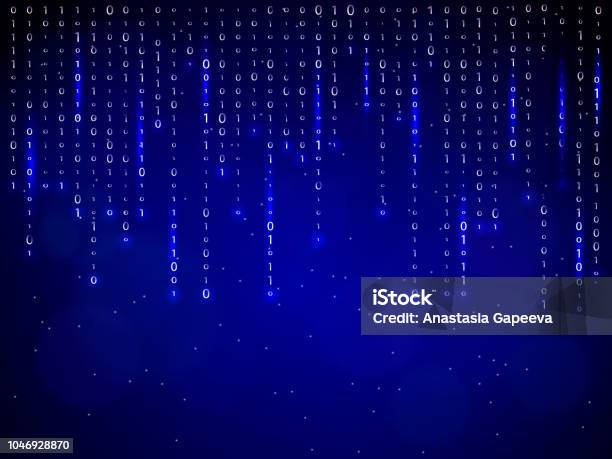 Matrix Background Vector Illustration Stock Illustration - Download ...
