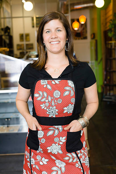 istock Young Woman in Apron 104694226