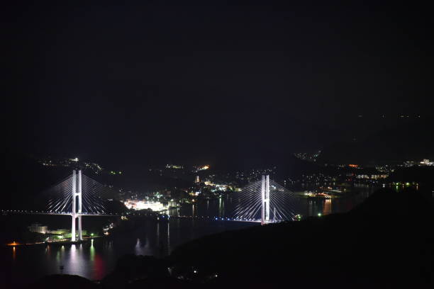 istock night view Nagasaki 1046943650