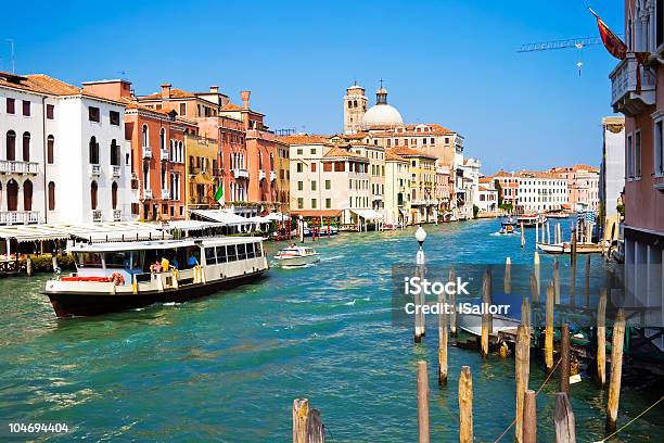 Foto de Grand Canal Em Veneza e mais fotos de stock de Gôndola - Gôndola, Adulto, Antigo