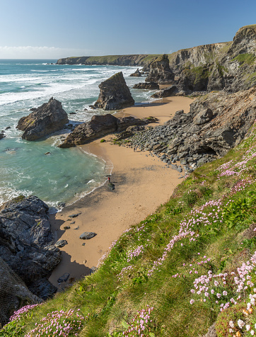 Incoming Tide, Bedruthan Steps, Cornwall
