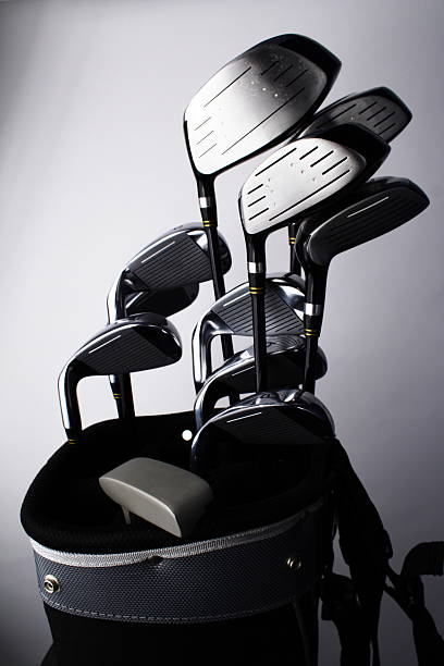 Golf Clubs and Bag stock photo
