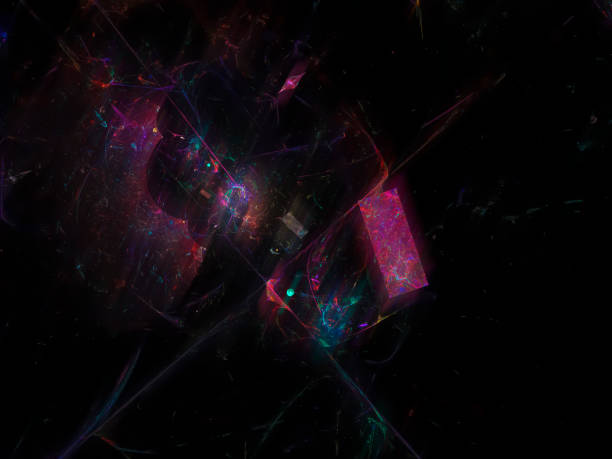 istock abstract design, digital fractal 1046955202