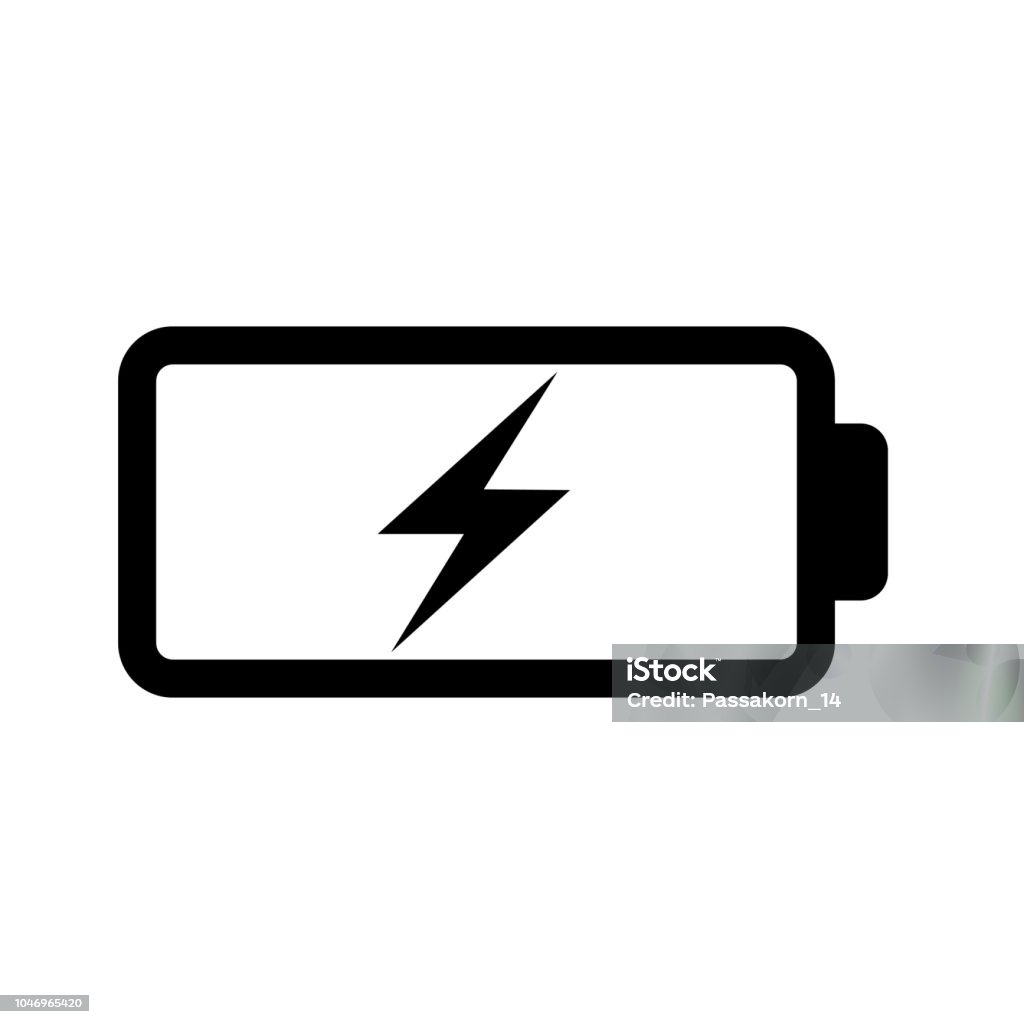Battery charging Battery charging icon. Battery stock vector