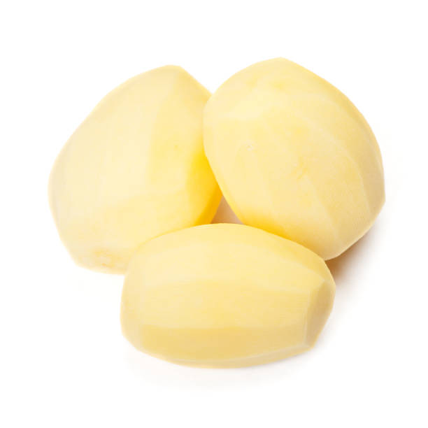 istock Raw peeled potatoes 1046968288