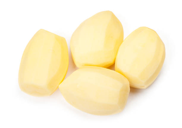 istock Raw peeled potatoes 1046968300
