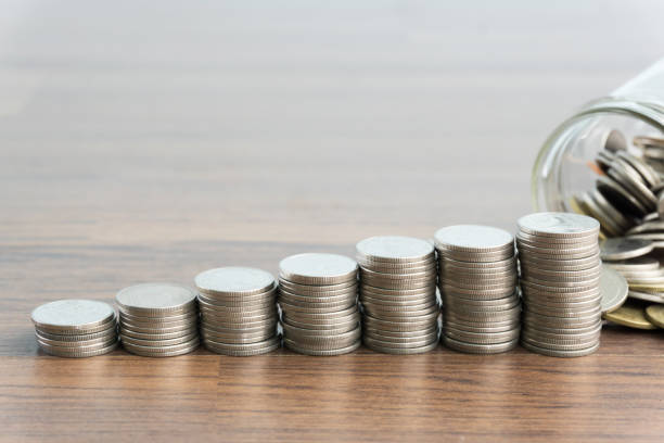 istock thai coin money with save money concept 1046968996
