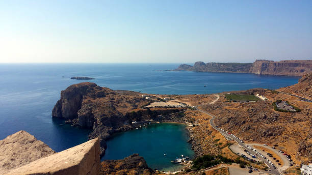 istock St. Paul's Bay in Lindos, Rhodes, Greece 1046977172