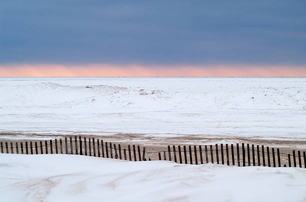 istock Winter at Lake Michigan 104698192
