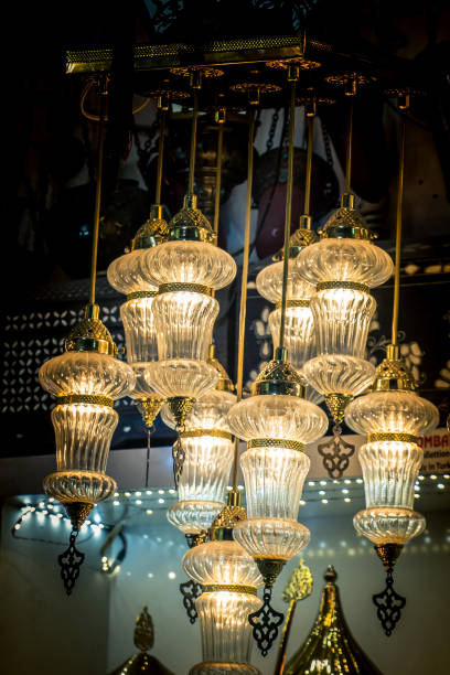 istock Old style ceiling lamps for interior decoration 1046992796