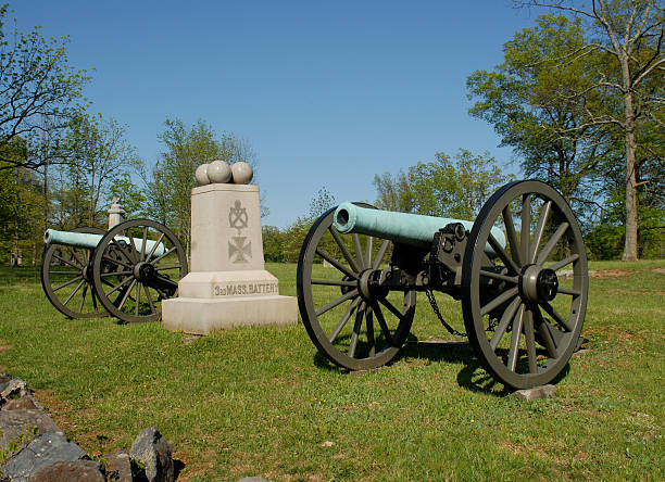 istock Artillery battery near The Wheatfield at Gettysburg 104699507