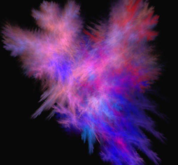 istock Purple blue pink texture. Fantasy fractal texture. Digital art. 3D rendering. Computer generated image. 1046995192