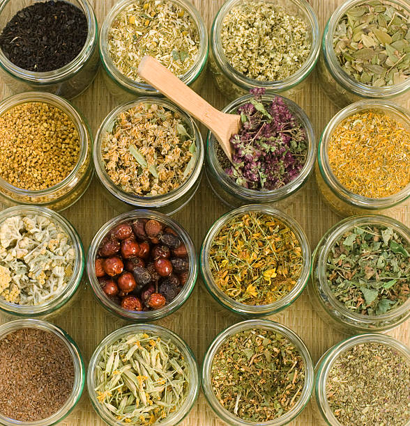 Medical Herbs stock photo