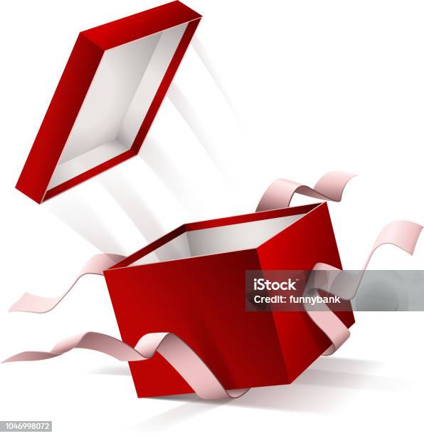 Gift Exploding Shutterstock Exploding Gift Box Stock Illustration - Download Image Now - Box ...