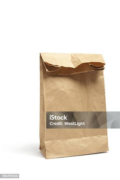 Brown Mittagessen Tasche Stockfoto und mehr Bilder von Braun - Braun, Farbbild, Fotografie