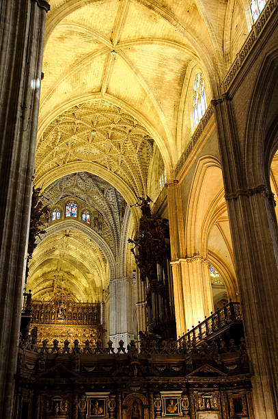 istock Interior of Seville cathedral, Spain 104702012