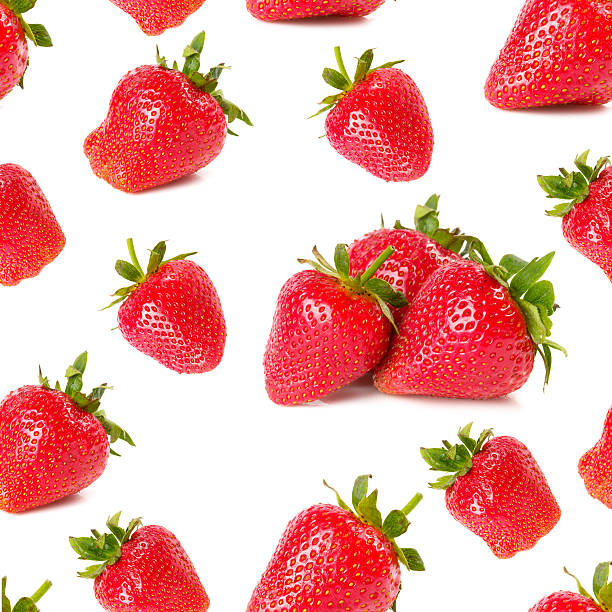 istock Strawberries seamless wallpaper 104702055