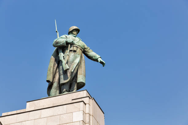 Vienna, Austria - August, 02 2017: Memorial of Soviet soldiers of WW2 in Vienna