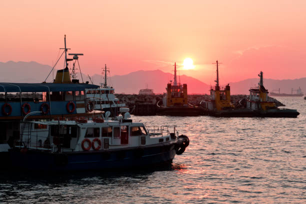 istock Hong Kong Harbour at Sunset 1047020802