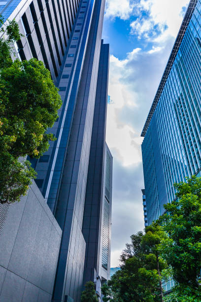 istock Fresh green and skyscrapers 1047024276