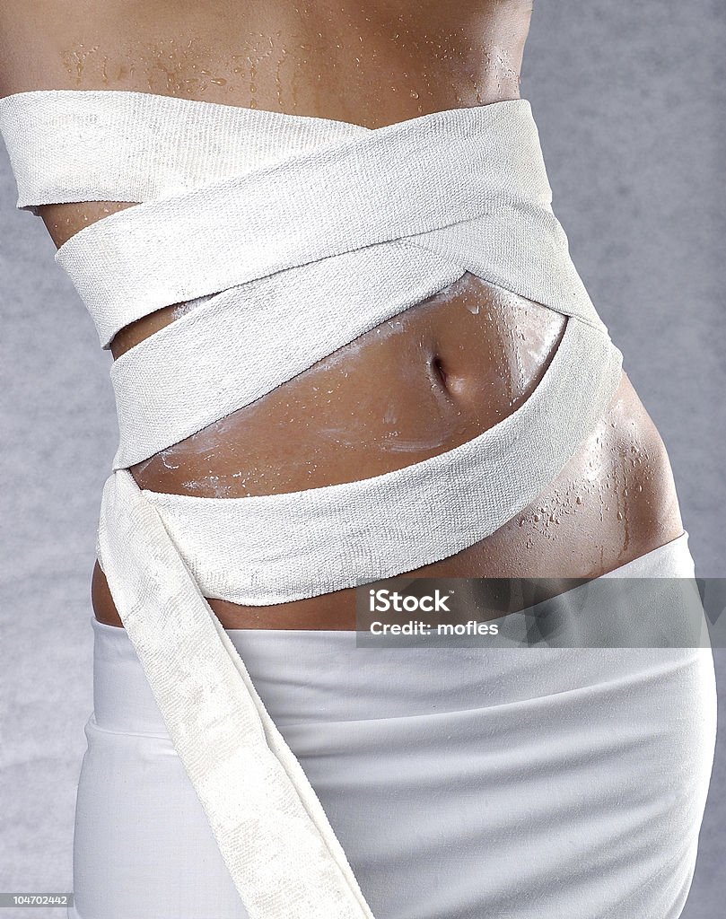 slimming treatment  Bandage Stock Photo