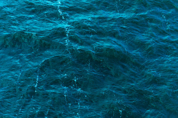 istock Sea background, water texture - water with small waves, top view 1047026852