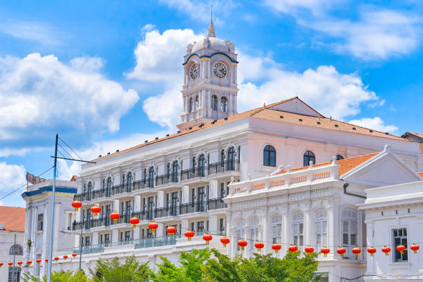 istock Malayan Railway Building in Georgetown, Panang island 1047027180