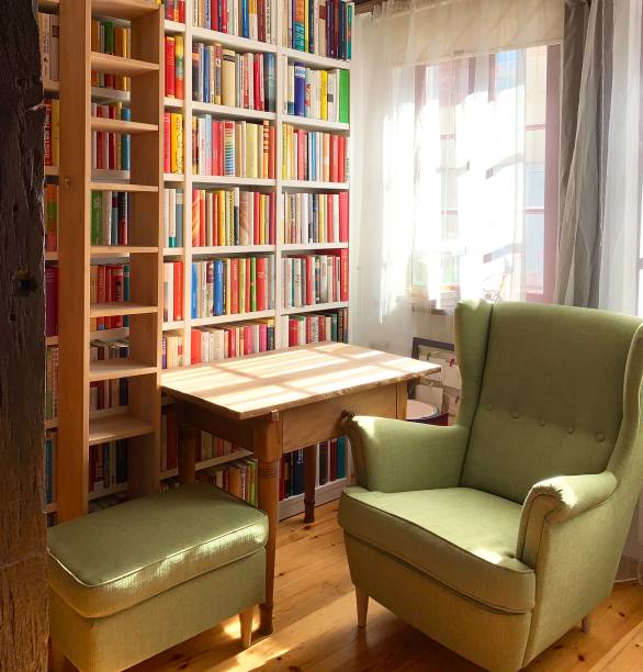 istock Sunny afternoon in the library 1047031100