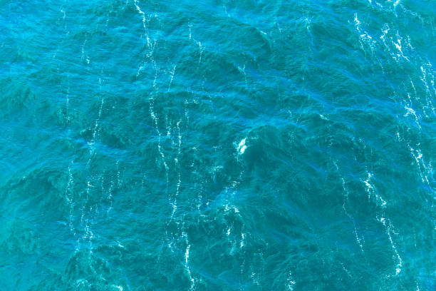 istock Sea background, water texture - water with small waves, top view 1047035932