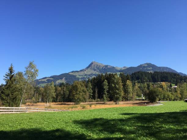 istock Panoramic view of alpine landscape 1047051406