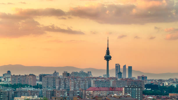 istock Bloody sunset in Madrid 1047065012