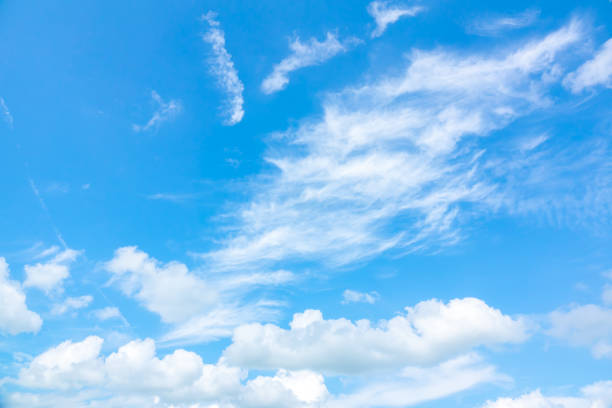 istock Blue sky and white cloud on daytime summer 1047065062