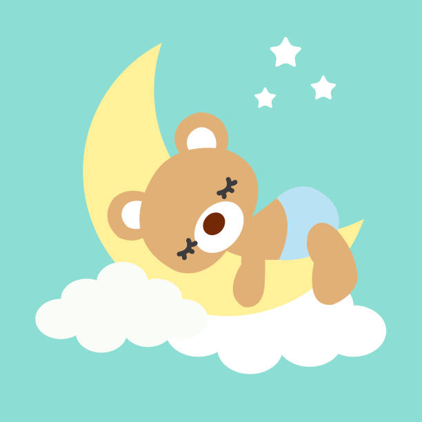 Oso Durmiendo En La Luna Vectores Libres de Derechos - iStock Oso Durmiendo En La Luna Vectores Libres de Derechos - iStock